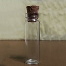 5X(20Pcs 11X32Mm Tiny Mini Empty Clear Cork Glass Bottles Vials 2Ml Z1O2)