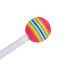 1pair Hand Percussion Hand Drum Mallets Lollipop Head Drum Knock Hammers Stic3C