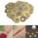 50pcs Feng Shui Coins Chinese Five Emperors Lucky Wealth Good Fortune Coin Brass