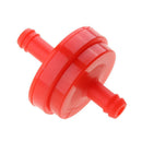 Red Motorcycle Inline Petrol Fuel Filter for Pit Dirt Bike - 6mm 1/4"
