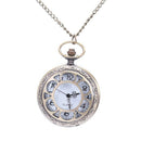 Large bronze quartz pocket watch Large creative design hollow petal pocket  M5M6