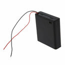 2 Pcs 4 x AA 6V Battery Holder Case Box Wired ON/OFF Switch w Cover Y3R5