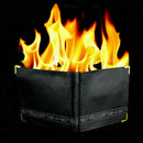 Trick Fire Flaming Wallet Leather Street Show up Sale Close Hot M2I8