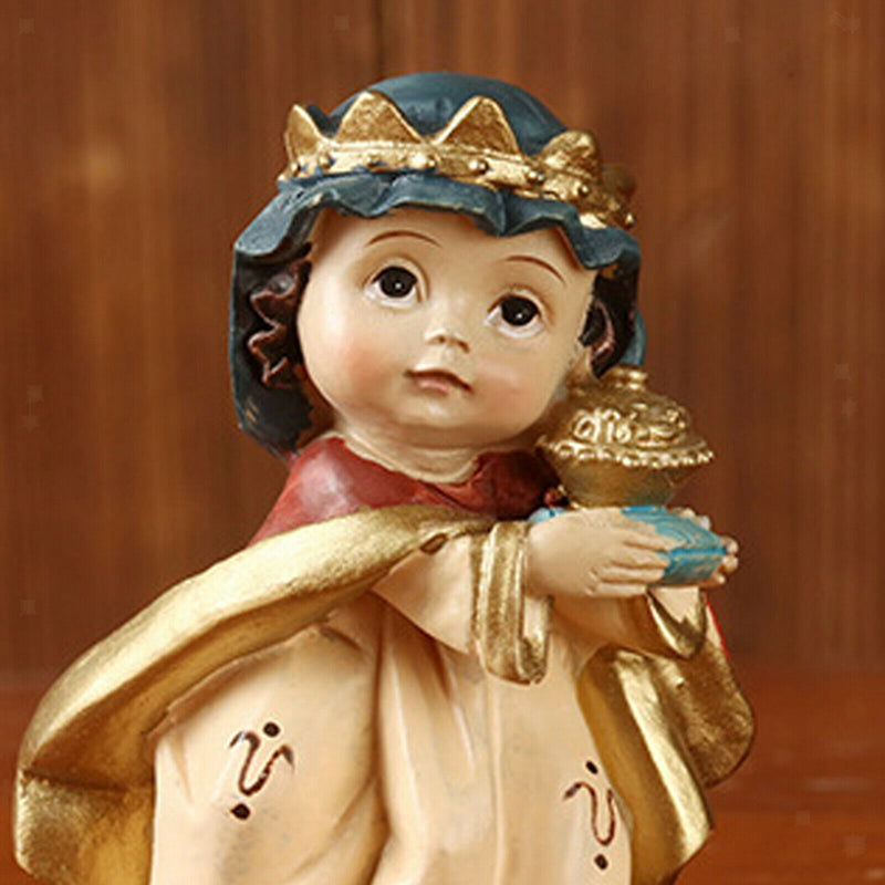 Statue Nativity Scenes Set Christmas Crib Manger Miniatures Table Decorative,