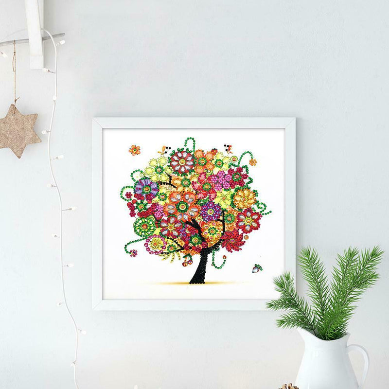 5D DIY Special Shaped Diamond Painting Tree Cross Stitch Mosaic Craft Kits