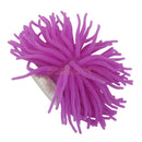 Purple Blue Tips Silicone Coral for Aquarium Fish Tank Ornament Decoration New