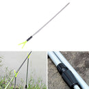 Stainless steel Fishing Rod Bracket 2 Sections Adjustable Telescopic V Hol Ew