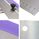 Stainless Steel Dough Bench Scraper Plastic Handle Cake Slicer Pastry Cutter