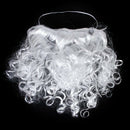 White Beard Earrings for Santa Claus