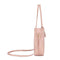 4pcs/set Litchi Pattern Women Shoulder Bags Clutch Totes Card Holder (Pink)