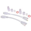 Passive Power Over Ethernet Adapter POE Cable Splitter Injector White