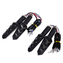 4x Motorcycle LED Turn Signal Light Sequential Flowing LED Indicator Amber L Hn