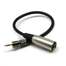 3.5mm 1/8" Stereo Mini Plug Jack to XLR Male Stereo Audio Cable Cord