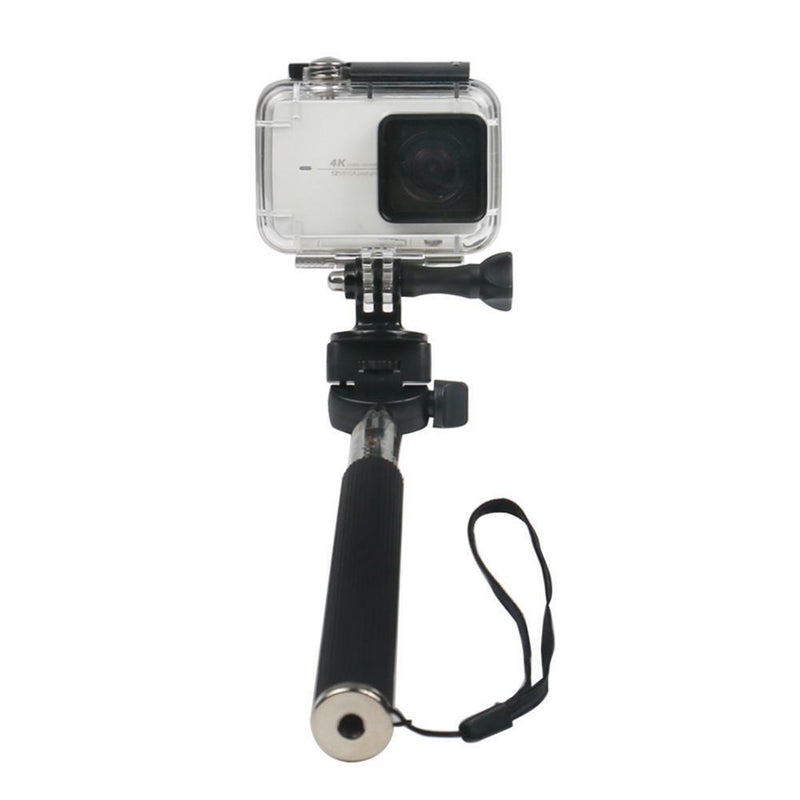 Adjustable Remote Shutter Handheld Selfie Stick Monopod+Adapter for Gopro Cam