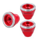 3xMountain Bike Bicycle Hub Axie Bolt Quick Release Screw Caps Lever Nuts M5 Red