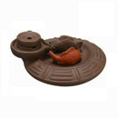 Ceramic Fish Backflow Incense Burner,Incense Cones Sticks Holder,Perfect Fo L3Z2