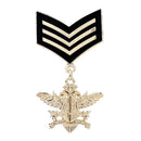 Exclusive Army Badge  Lapel Stick Brooch Pins Breastpin Party Jewelry