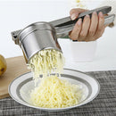 Stainless Steel Potato Ricer Masher Fruit Juicer Masher Strainer Garlic Press OZ