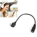 Mini USB Male to 3.5mm Female Audio Cable Cord Adapter P Earphone O2U2 Head U0P5