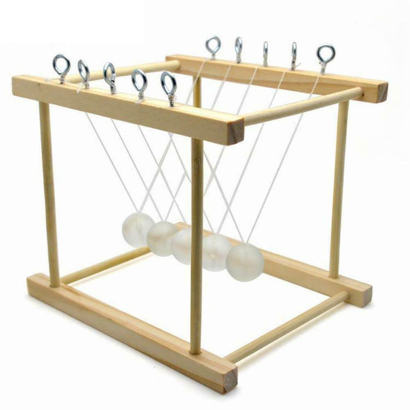 DIY Newtons Pendulum Balance Balls Physics Science Cradle Educational Toys