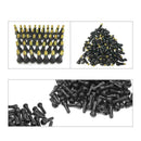 TR413 Snap-in Tire Valve Stems Short Black Rubber Valve Practical I1F1