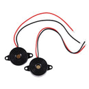 DIY Project DC3-24V Continuous Sound Electronic Alarm Buzzer 23mm 2Pcs