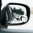 2pcs Round Frameless Car Blind Spot Mirrors Side Rearview Parking Mirrors