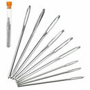 9Pc Sewing Needles Large Eye Hand Blunt Needle Embroidery Darning Yarn~