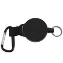 Heavy Duty Retractable Key Chain & Badge Reel Holder Carabiner Clip -