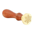 Wood Handle Metal Sealing Wax Stamp Sundries Pattern Wax Seal Stamp (A47)