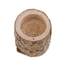 10 Pieces Tree Stump Candle Holder Tea Light Candlestick Church 5cm+6cm