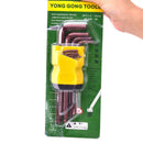9pc Bicycle Cycling Hexagon Hex Allen Key Set Wrench Repair Kit Spanner 1.5-- OZ