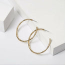 Fashion Women Circle Bamboo Shape Drop Dangle Earrings Statement Jewelry Gi BX