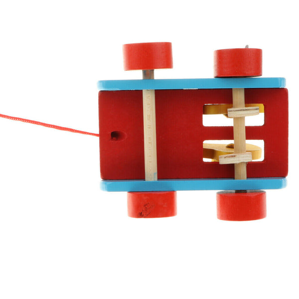 Wooden Pull String and Duck Pecking Rice & Walking Kids Toddler Developmental