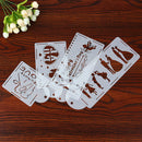 4pcs Love Cake Stencil Cake Decoration Sugar Sieve Cake Mold Stencil