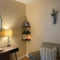 3 Layers Wood Hanging Rack Corner for Living Room Bedroom Bathroom Decor