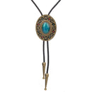 Western Cowboy Tie for Men  Bolo Tie Black Handmade Rodeo Texas Necktie with