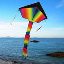 Huge Rainbow Kite For Kids For Outdoor Games Activities Summer Fun Flying Kite