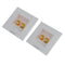 4 Pieces Binding Post Banana Plug Speaker Terminal Square Wall Face Plate