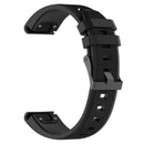 22mm Silicone Wrist Strap Band for Garmin Fenix6 Forerunner945 935 (Black)