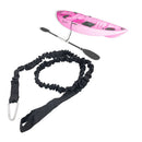 Elastic Kayak Paddle Leash 1.5m Keeper Fishing Pole Holder Accessory Black