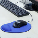 Anti-slip Ergonomic Rest Support Mouse Game Pad for PC NoteBook Blue