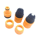 3pcs Garden Car Water Hose Pipe Tap Adapter Connector & Fitting Hosepipe 1/2"