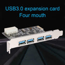 USB3.0 Expansion Card 4 port PCI-E to USB3.0 Computer Expansion Card