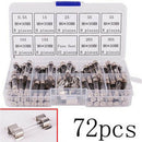 6x30mm Assorted Kit Fuses Safe Holder Tube Glass Multi Current Car Tool