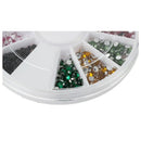 Nail art set Strasburg rhinestone 900 stone metal foil