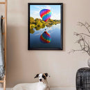 5D DIY Diamond Painting Balloon Landscape Full Round Wall Painting Home Art