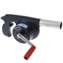 Hand Fan Starter Blower Barbecue Grill Fire Cranked Outdoor Camping BBQ Tool BX