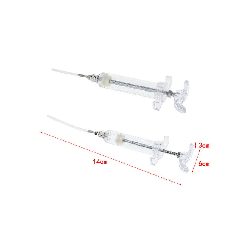 5 Pieces Safety Clear Pet Bird Feeding Syringe Parrot Feeders Injector 20ml