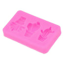 Cactus Shape Silicone Mold DIY Sugar Craft Cake Mould Decor Home Kitchen T JR